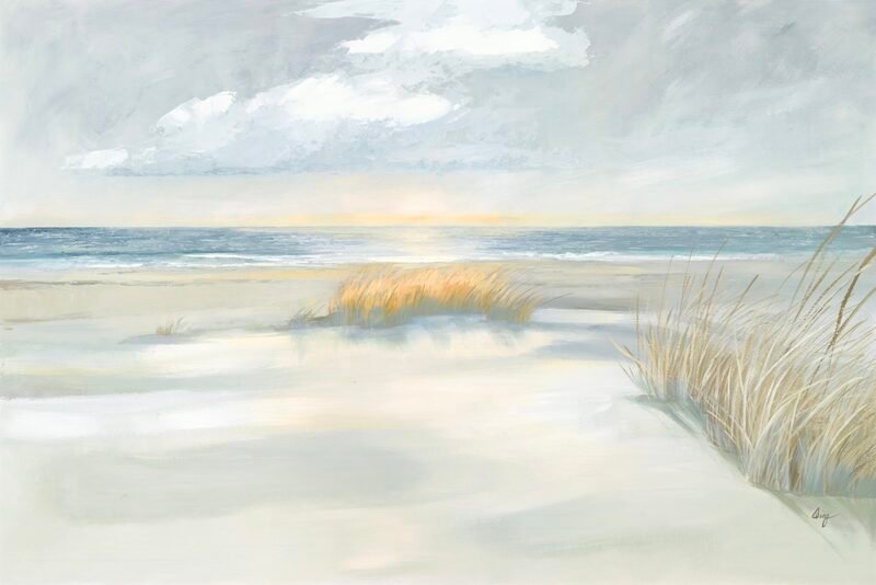 Near The Beach — 36″ × 24″ by Qing Wang (Sold)
