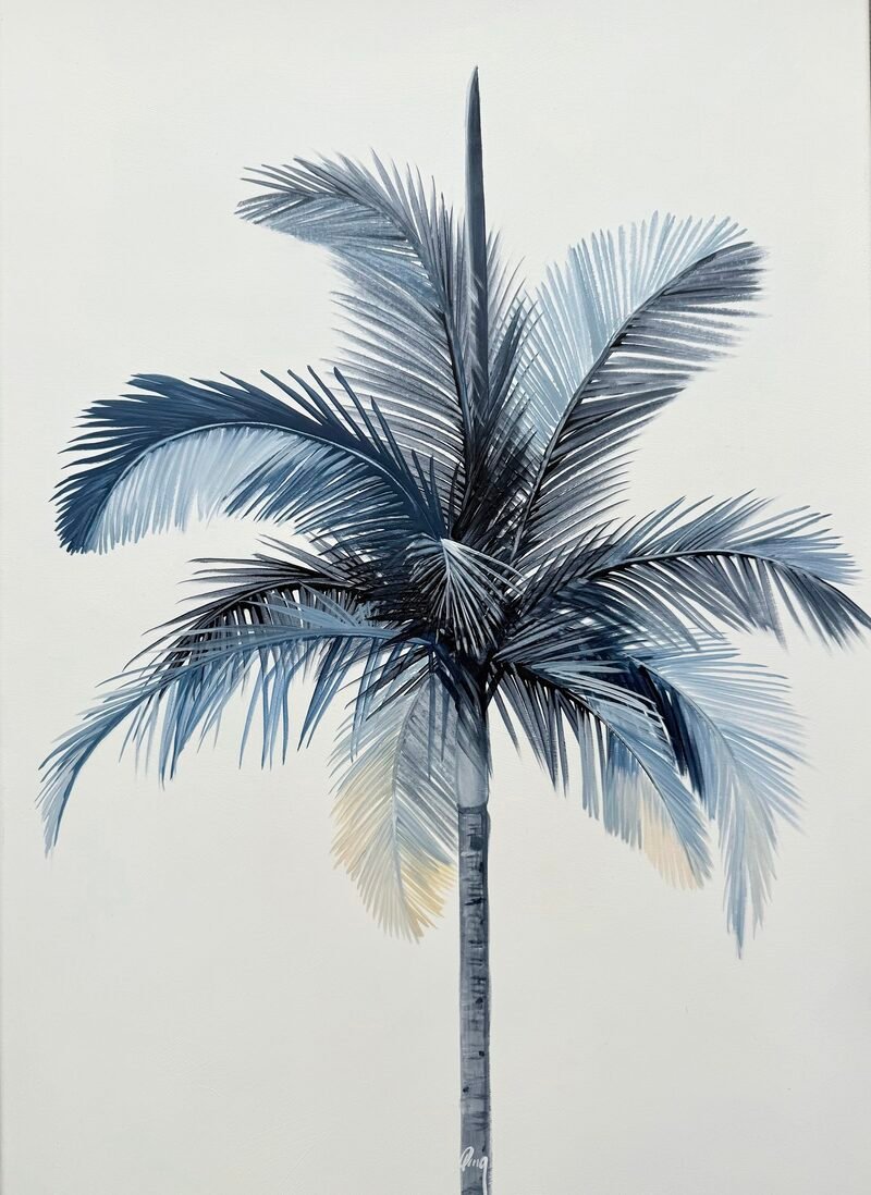 Palm — 30″ × 40″ by Qing Wang