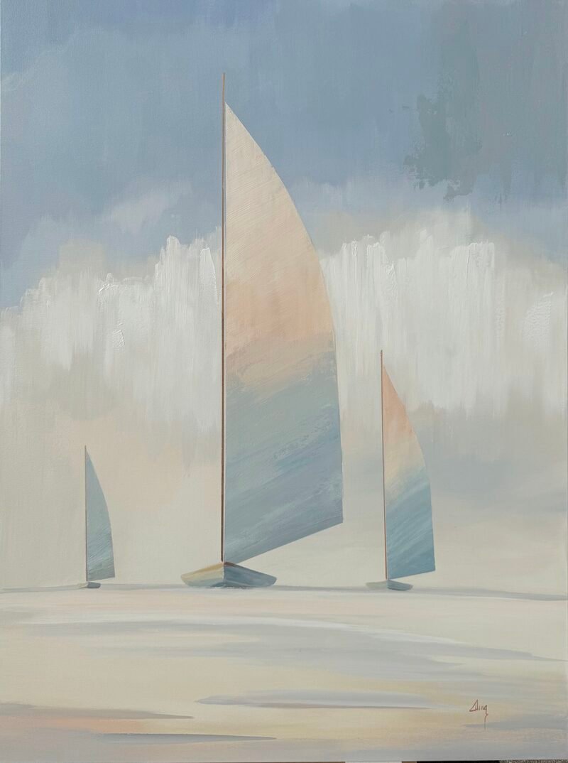 Glory 2 — 60″ × 40″ by Qing Wang (Sold)