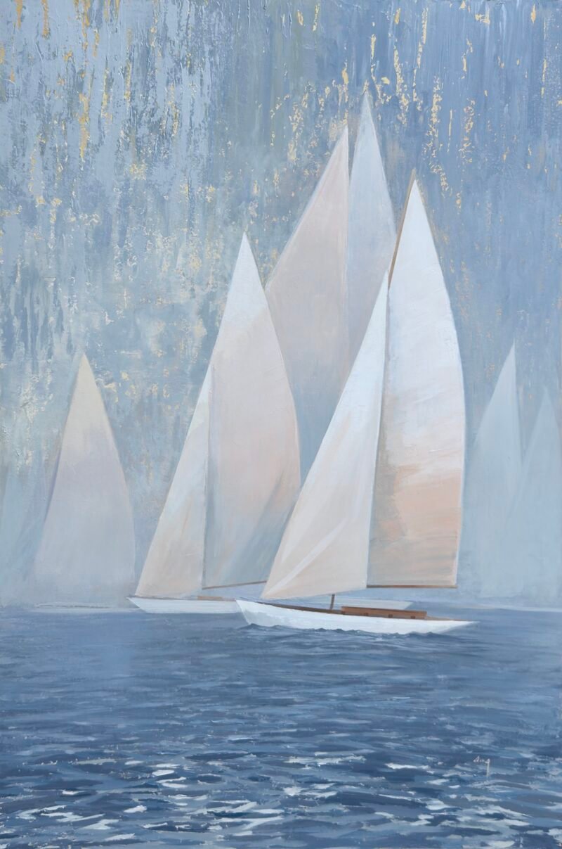 In The Mist — 60″ × 40″ by Qing Wang (Available)