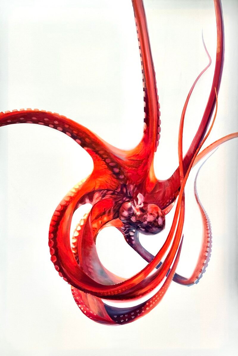 Fire Dragon by Qing Wang (Sold)