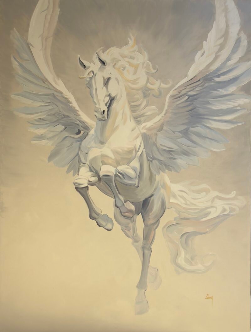 Freedom — 36″ × 48″ by Qing Wang (Available)
