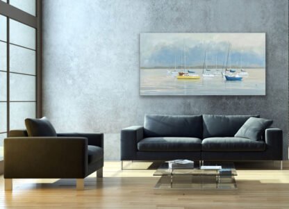 Sailboat Oil Painting - At Rest