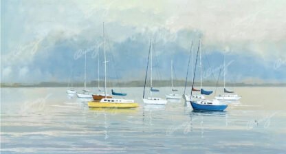 Sailboat Painting - At Rest